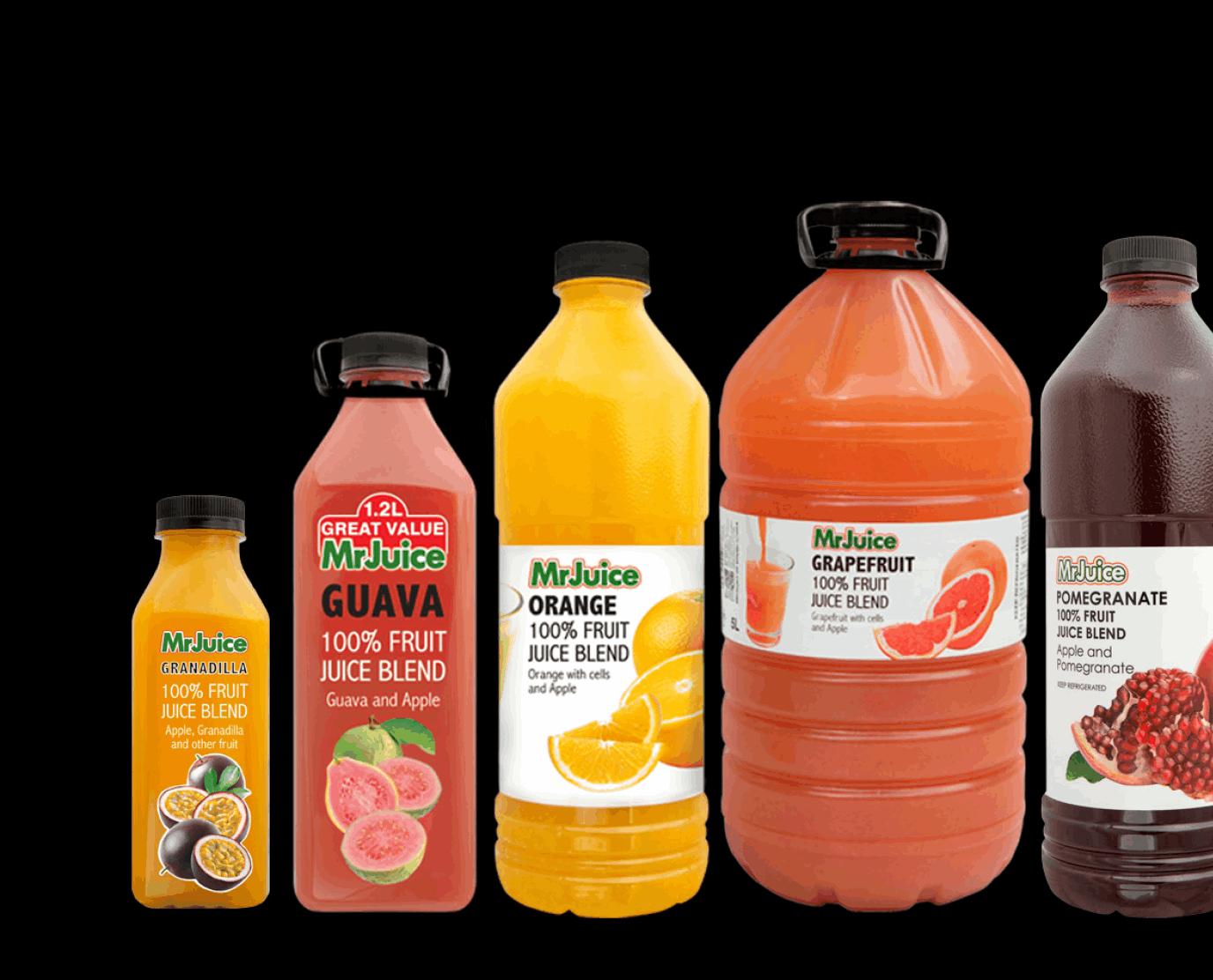 Mr Juice product range